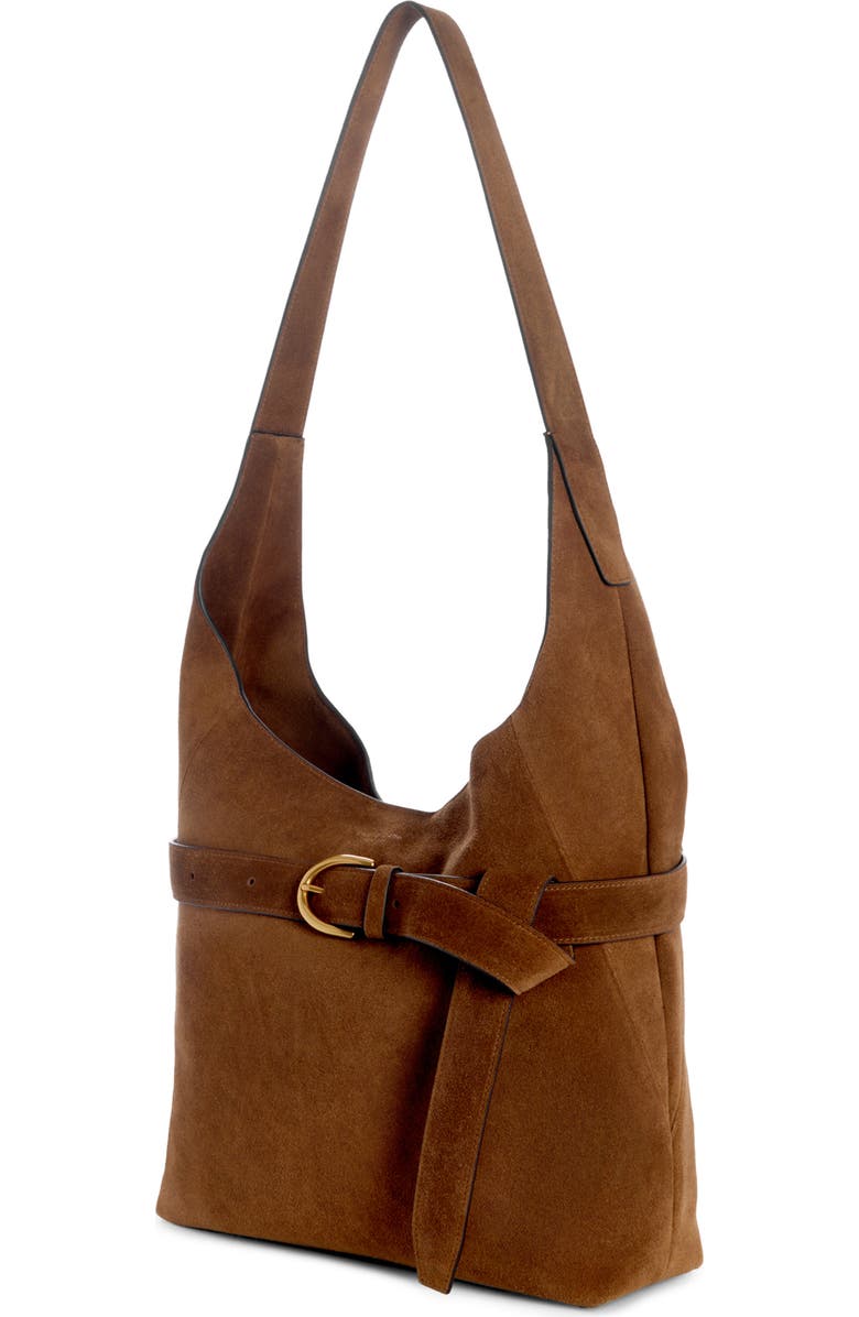 rag & bone Lexington Suede Bucket Bag, Alternate, color, Brown Suede