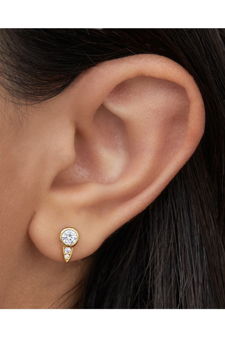 Wonder Woman Stud Earrings Set, 3 Pairs, Alternate, color, Gold-Tone