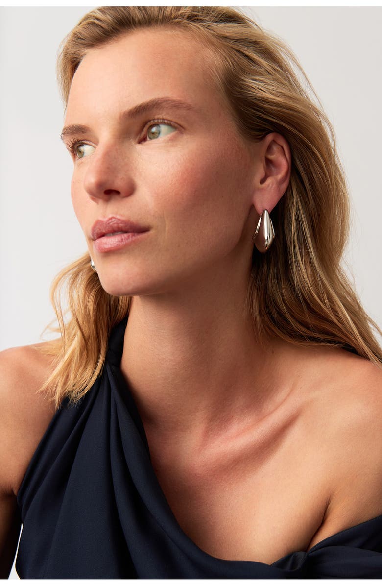 Missoma Volume Hoop Earrings, Alternate, color, Silver