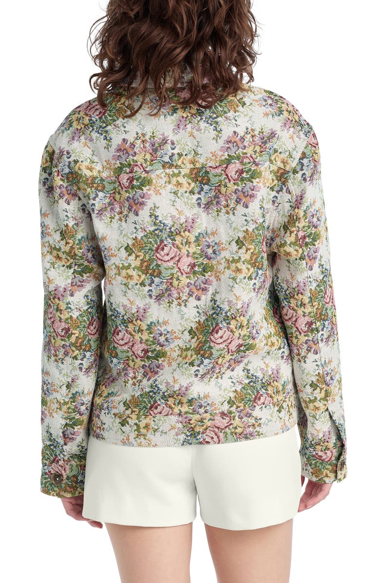Favorite Daughter The Rinnie Floral Jacquard Jacket, Alternate, color, Floral Jacquard
