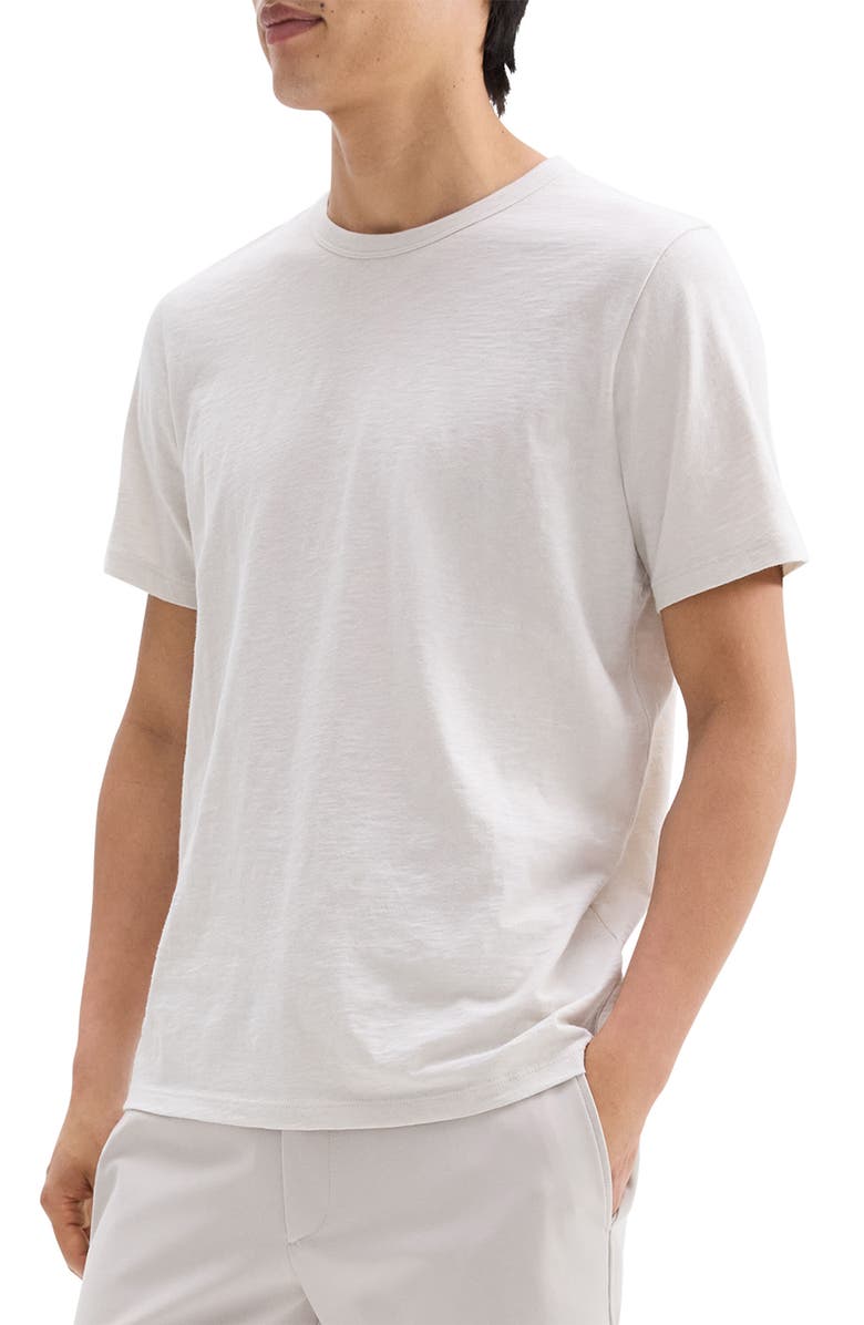 Theory Cosmo Solid Crewneck T-Shirt, Alternate, color, Fog