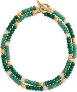 Zimmermann Mellow Malachite, Jade & Agate Beaded Necklace