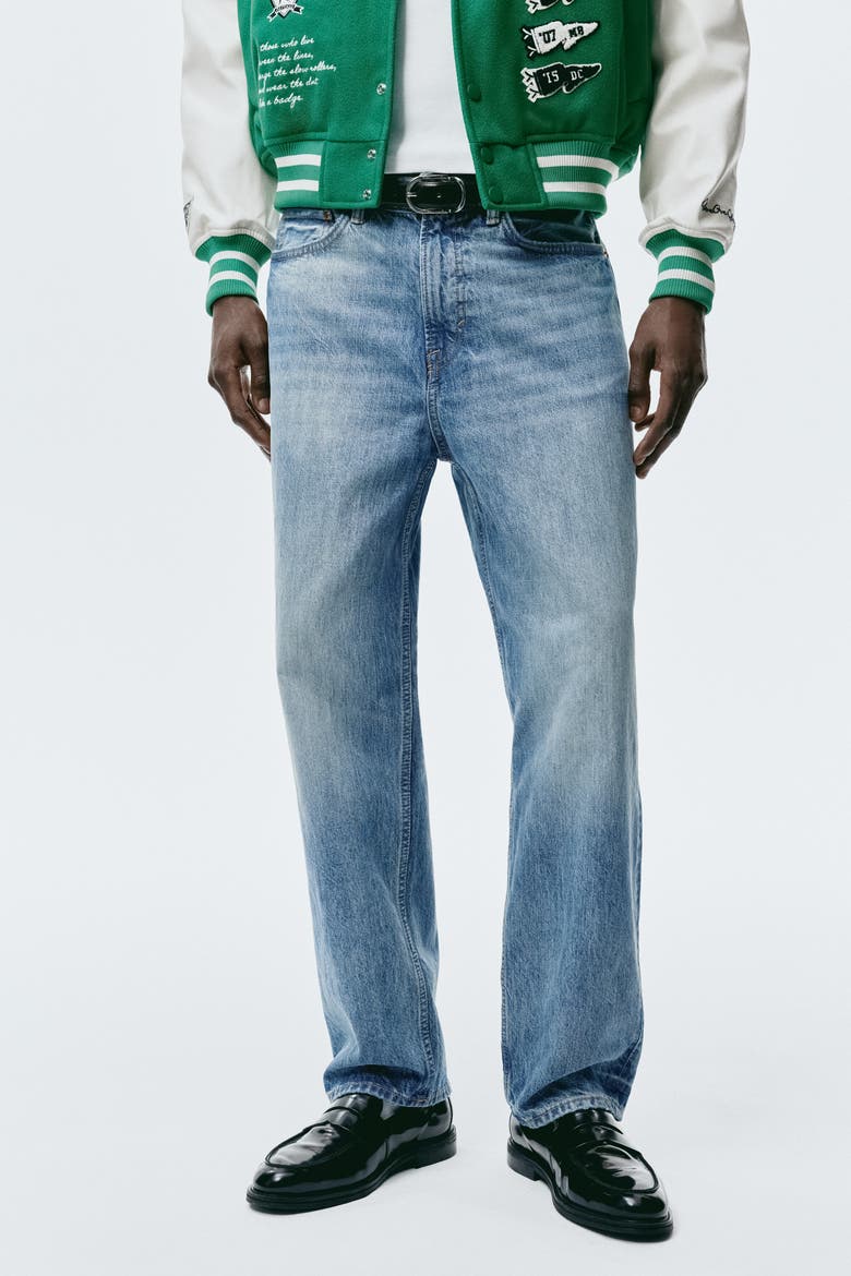 Loose Jeans, Alternate, color, Blue