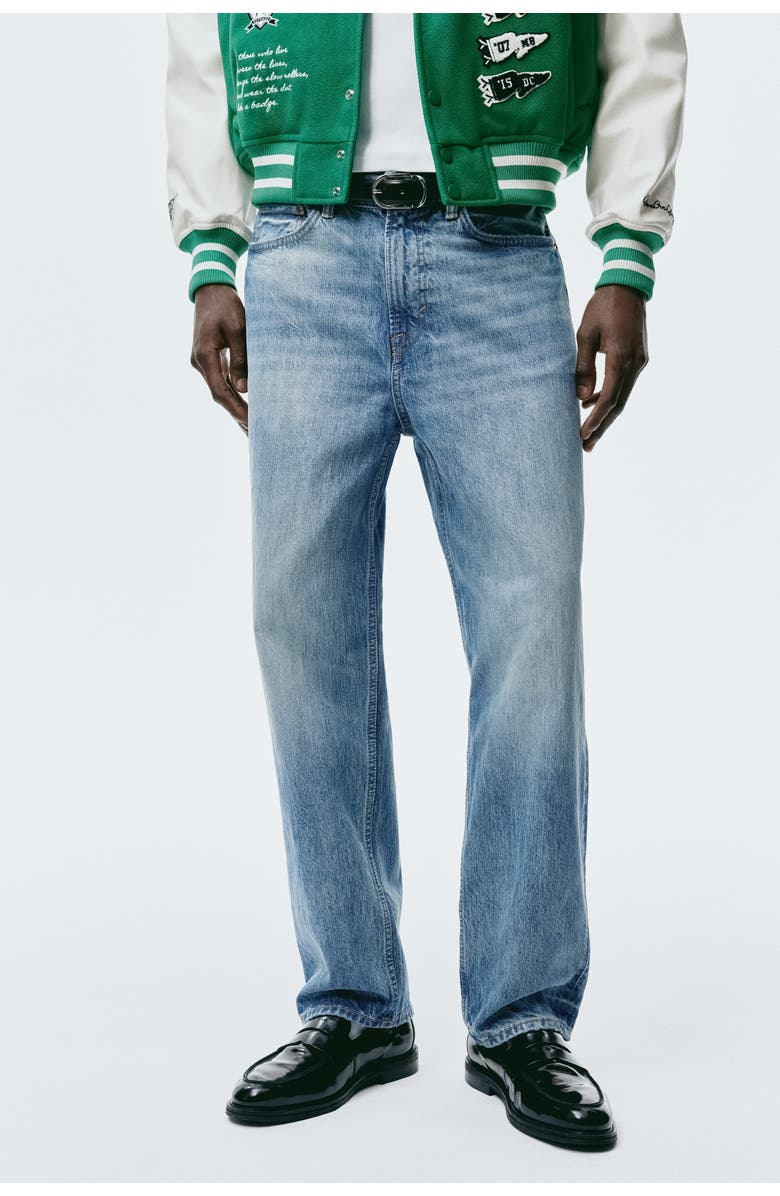 H&M Loose Jeans, Alternate, color, Blue