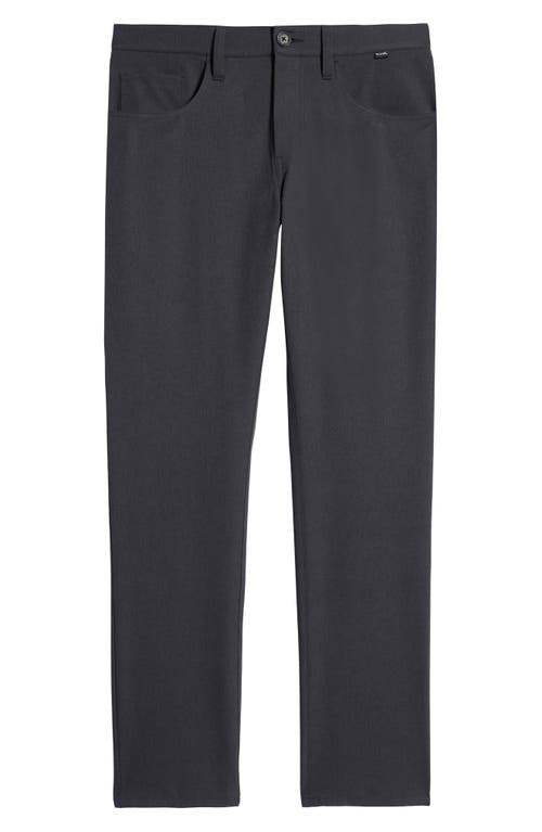 Travismathew Open To Close Pants In Heather Black