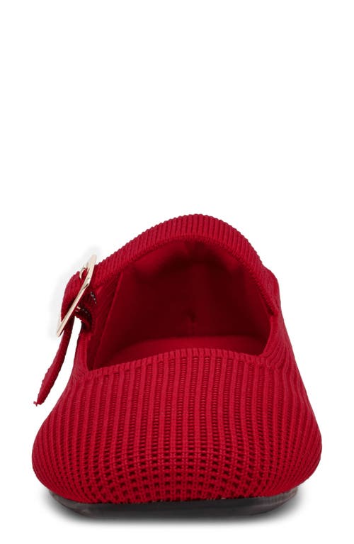 Anne Klein Mabel Mary Jane Flat In Red