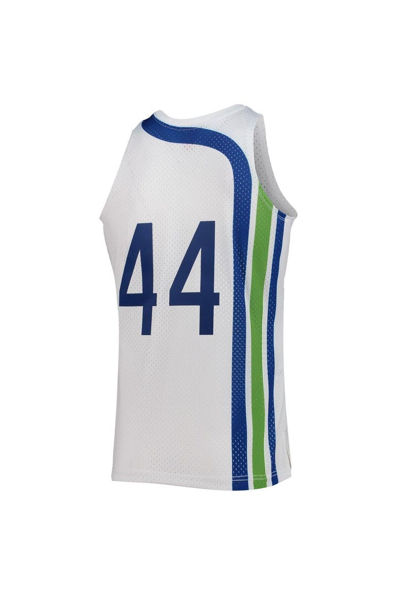 Men's Mitchell & Ness Pete Maravich White Atlanta Hawks 1970-71 Hardwood Classics Swingman Jersey, Alternate, color, White