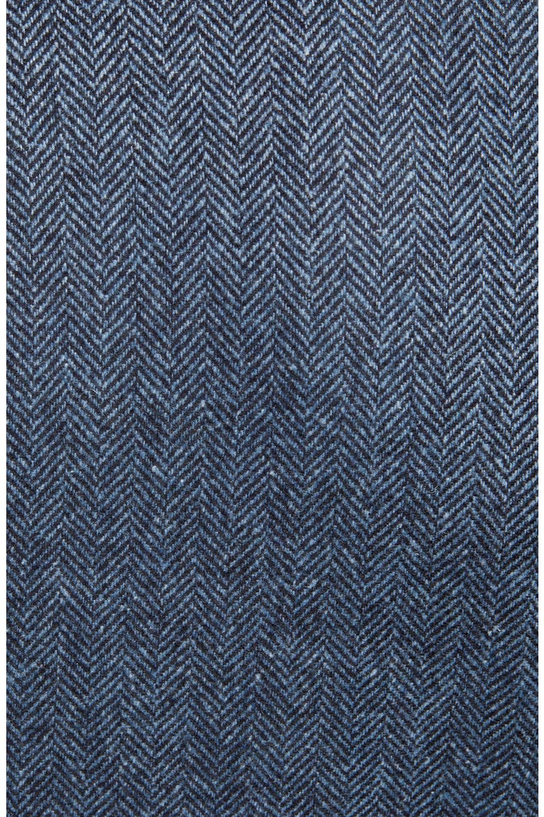 Athlead Slim Fit Herringbone Wool Blend Sport Coat, Alternate, color, BLUE
