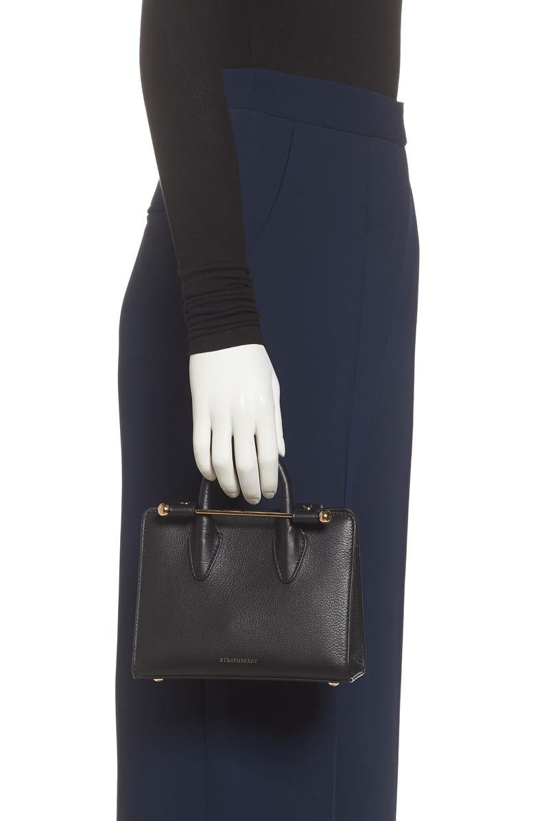 Strathberry Nano Leather Tote, Alternate, color,