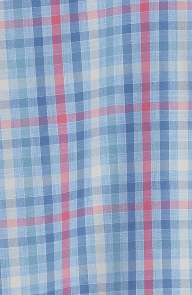 Peter Millar Baker Island Regular Fit Check Button-Down Sport Shirt, Alternate, color, 