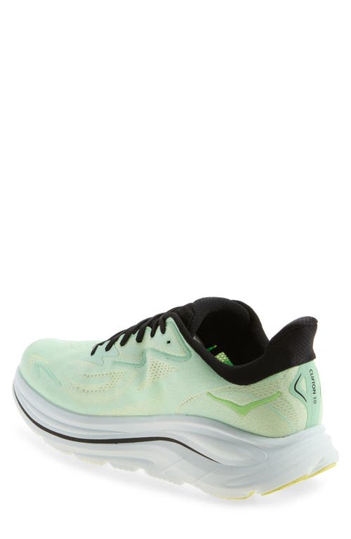 Hoka Clifton 10 Running Shoe In Green