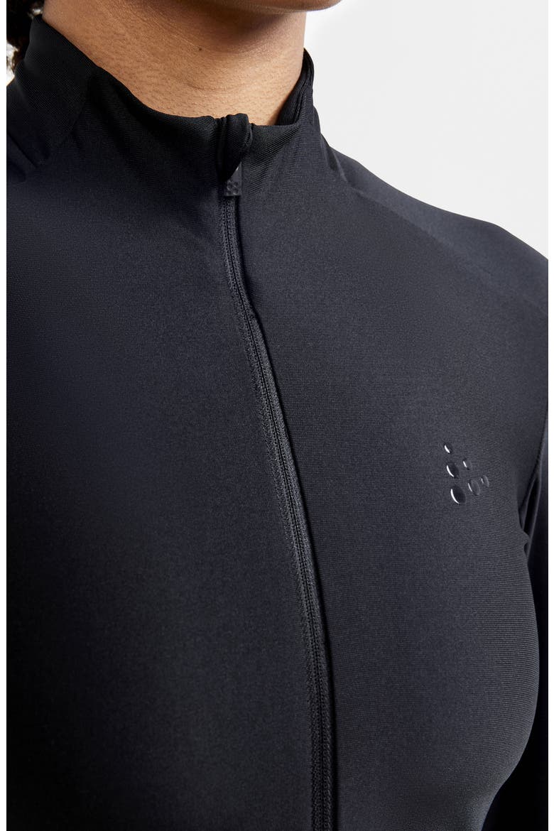 Core Bike Essence Long Sleeve Jersey Top, Alternate, color, BLACK