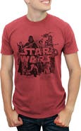 Star Wars Men's Star Wars Retro Favorites Collage  Graphic T-Shirt