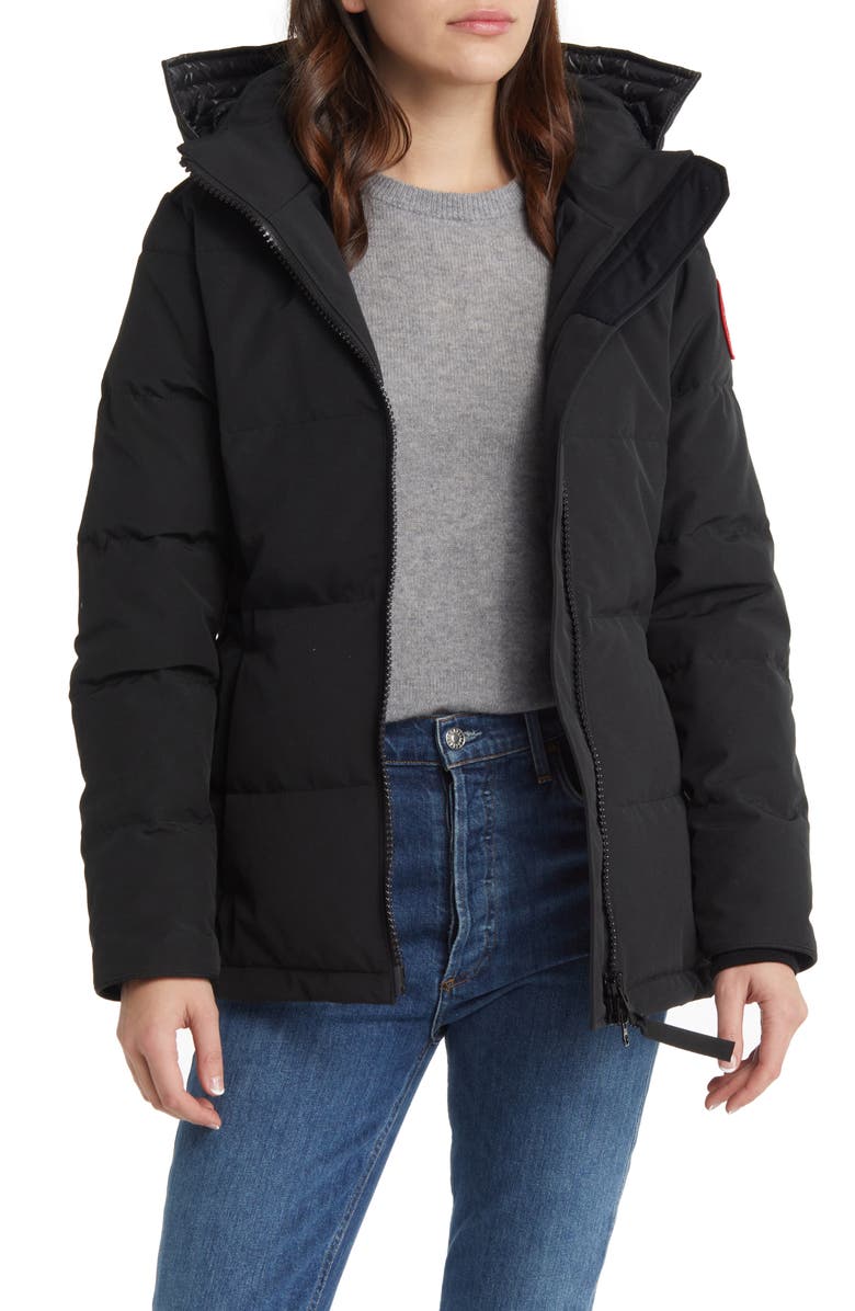 Canada Goose Chelsea 625 Fill Power Down Parka, Main, color, Black