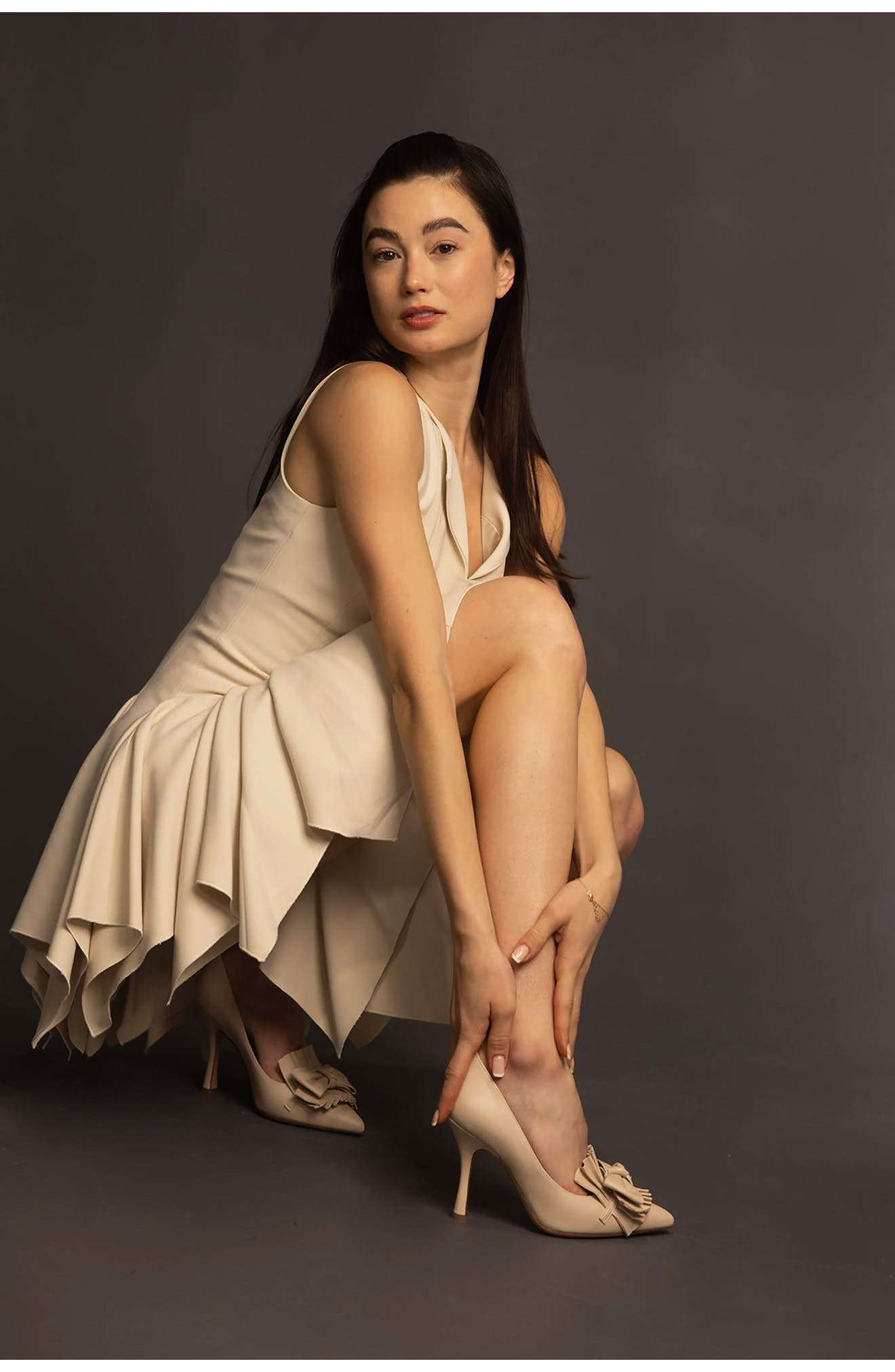 Olga Pointed Toe Pump, Alternate, color, BEIGE