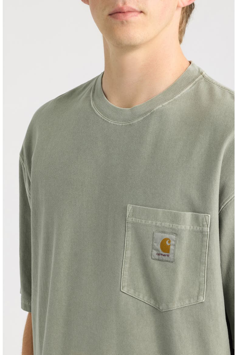 Loose Fit Pocket T-Shirt, Alternate, color, SHADY GREEN (GARMENT DYED)