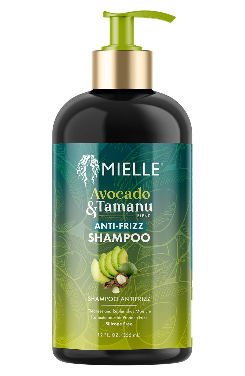 MIELLE Avocado & Tamanu Blend Anti-Frizz Shampoo, Main, color,