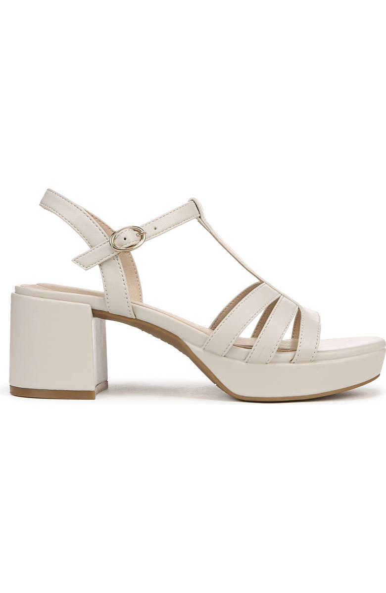LifeStride Rio Ankle Strap Platform Sandal, Alternate, color, Bone