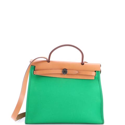 Herbag Zip Leather and Toile 31
