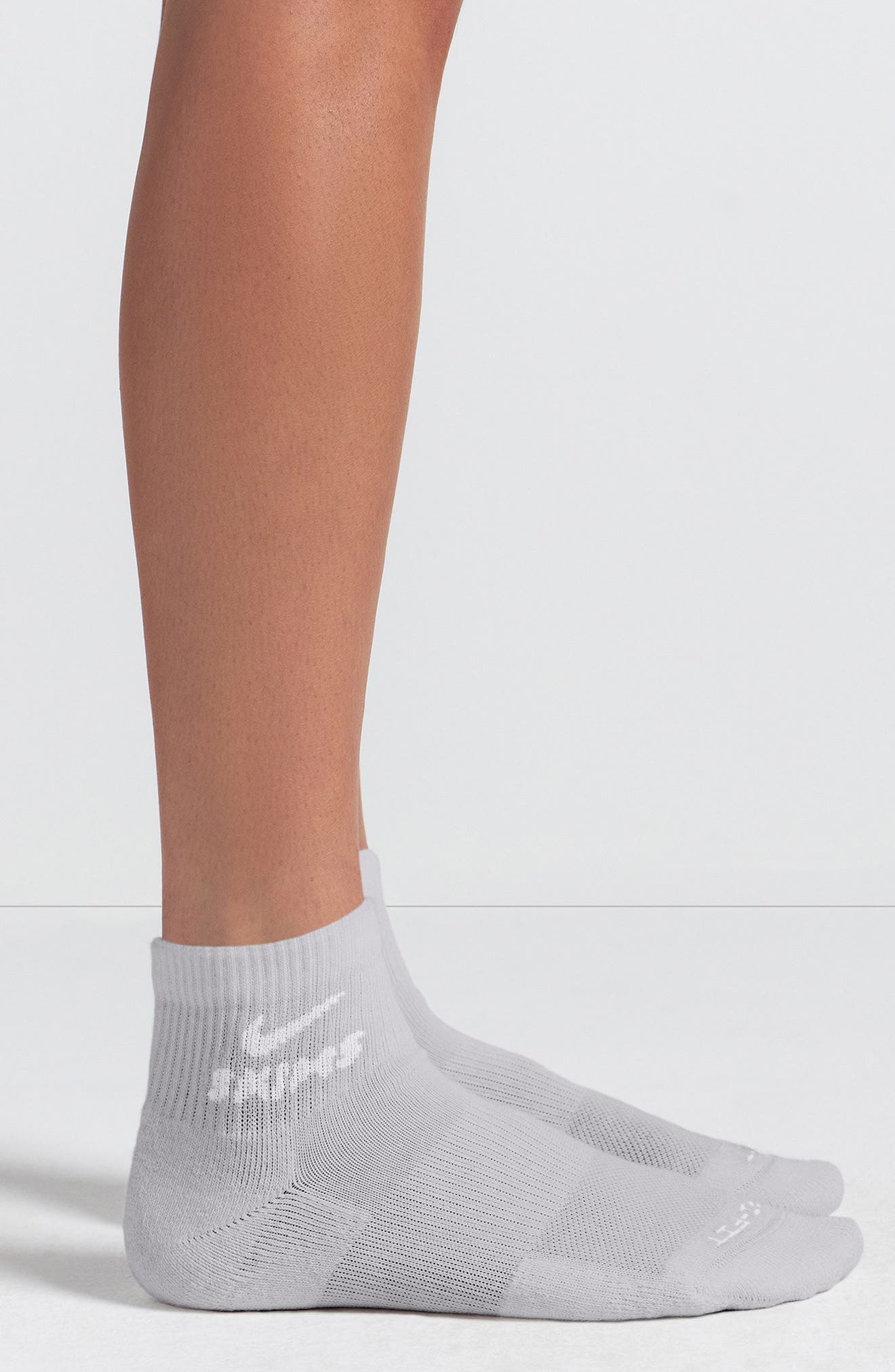 Dri-Fit Quarter Crew Socks 3-Pack (Women) | Nordstrom
