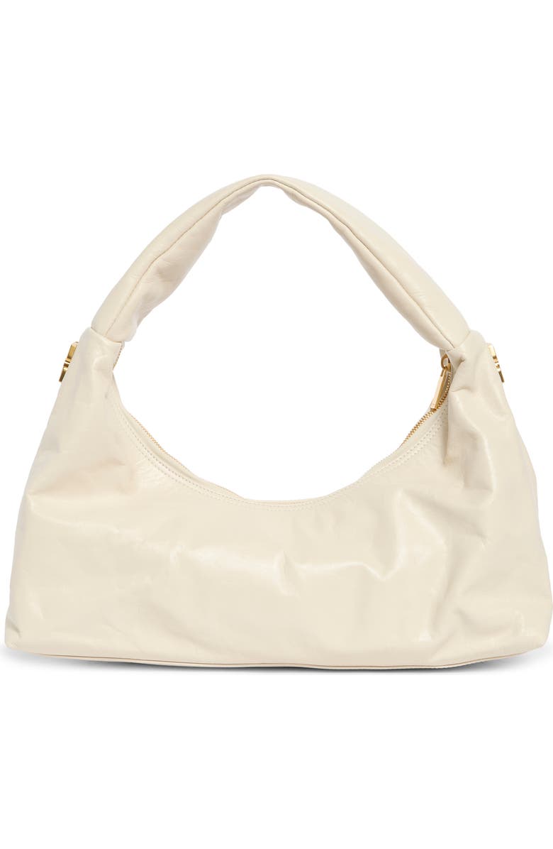 Off-White Arcade Leather Shoulder Bag, Alternate, color, Dust