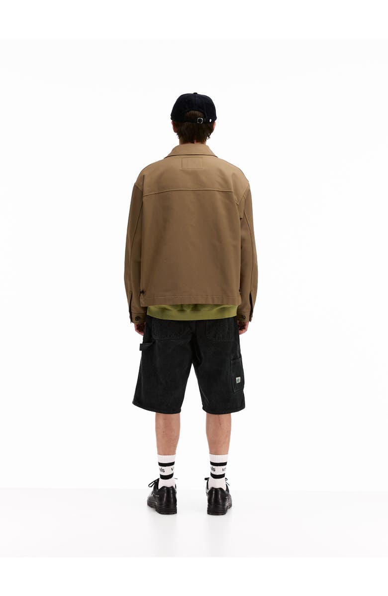 vowels Zip Up Jacket, Alternate, color, Khaki