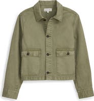 Alex Mill Marfa Crop Herringbone Twill Work Jacket