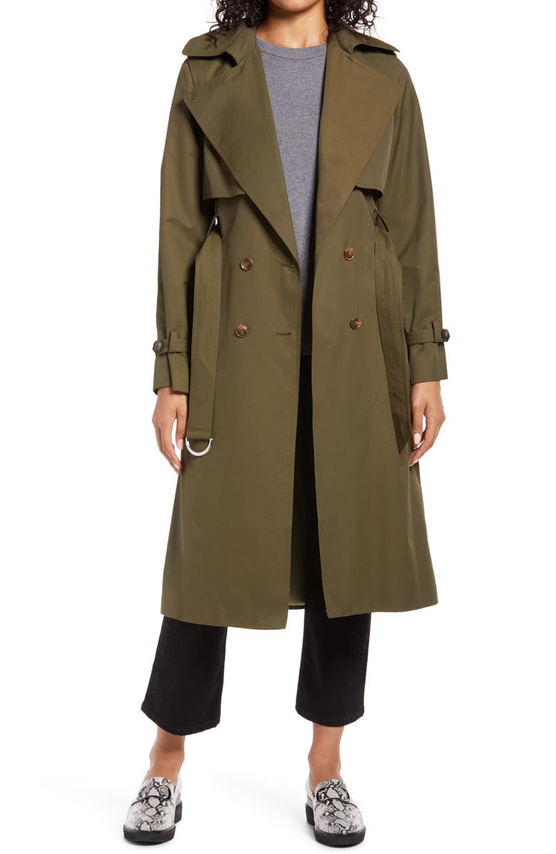 Halogen<sup>®</sup> City Trench Coat, Alternate, color,
