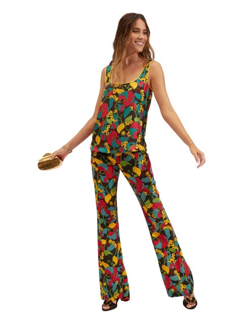 Twirl Top Vines Brown