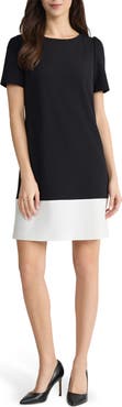 KASPER Colorblock Shift Dress