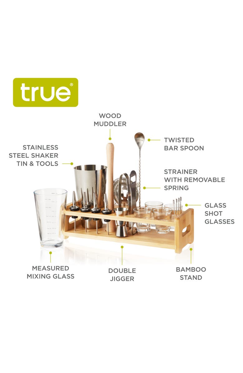 true 20 Piece Barware Set, Alternate, color, Assorted