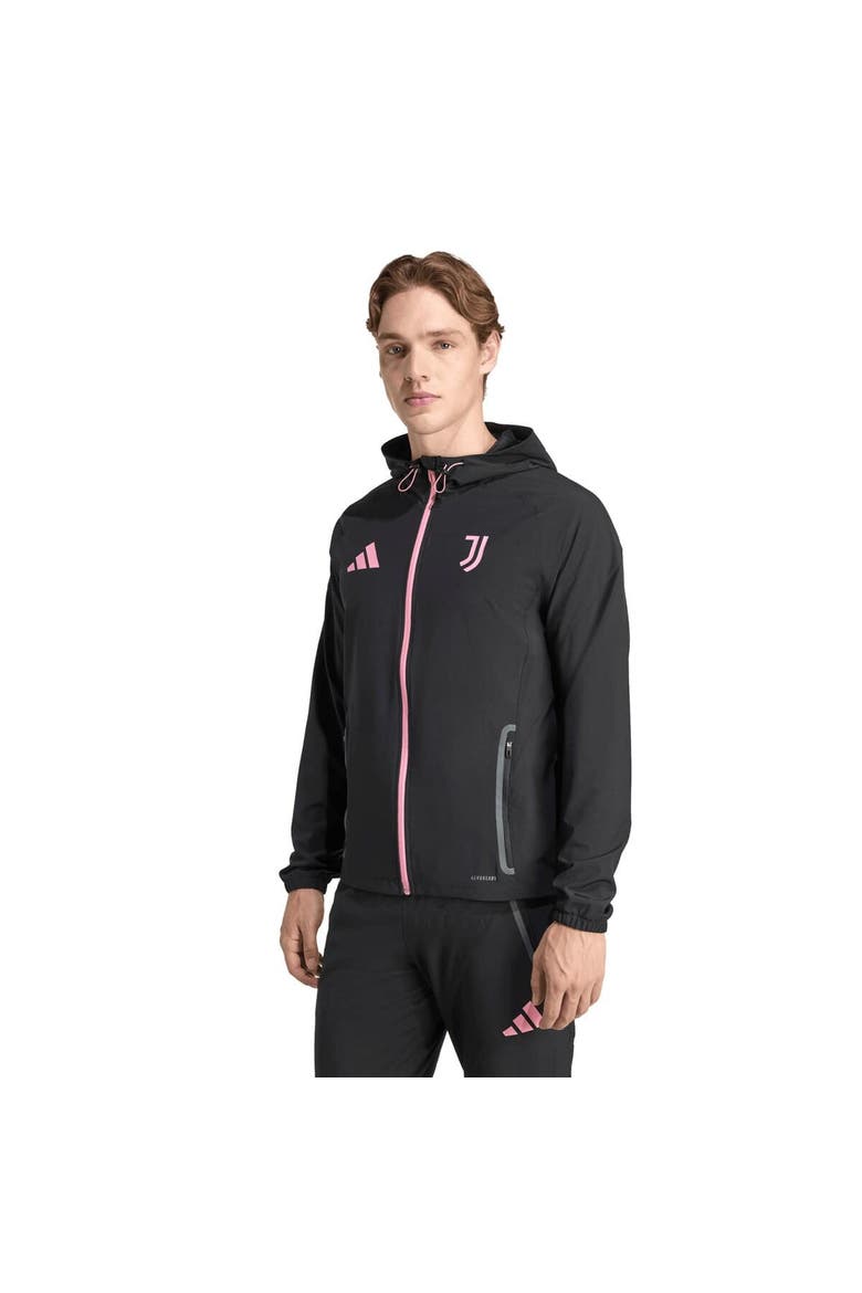 Men's adidas Black Juventus 2025/26 Tiro Vis Tech Travel Jacket, Main, color, Black