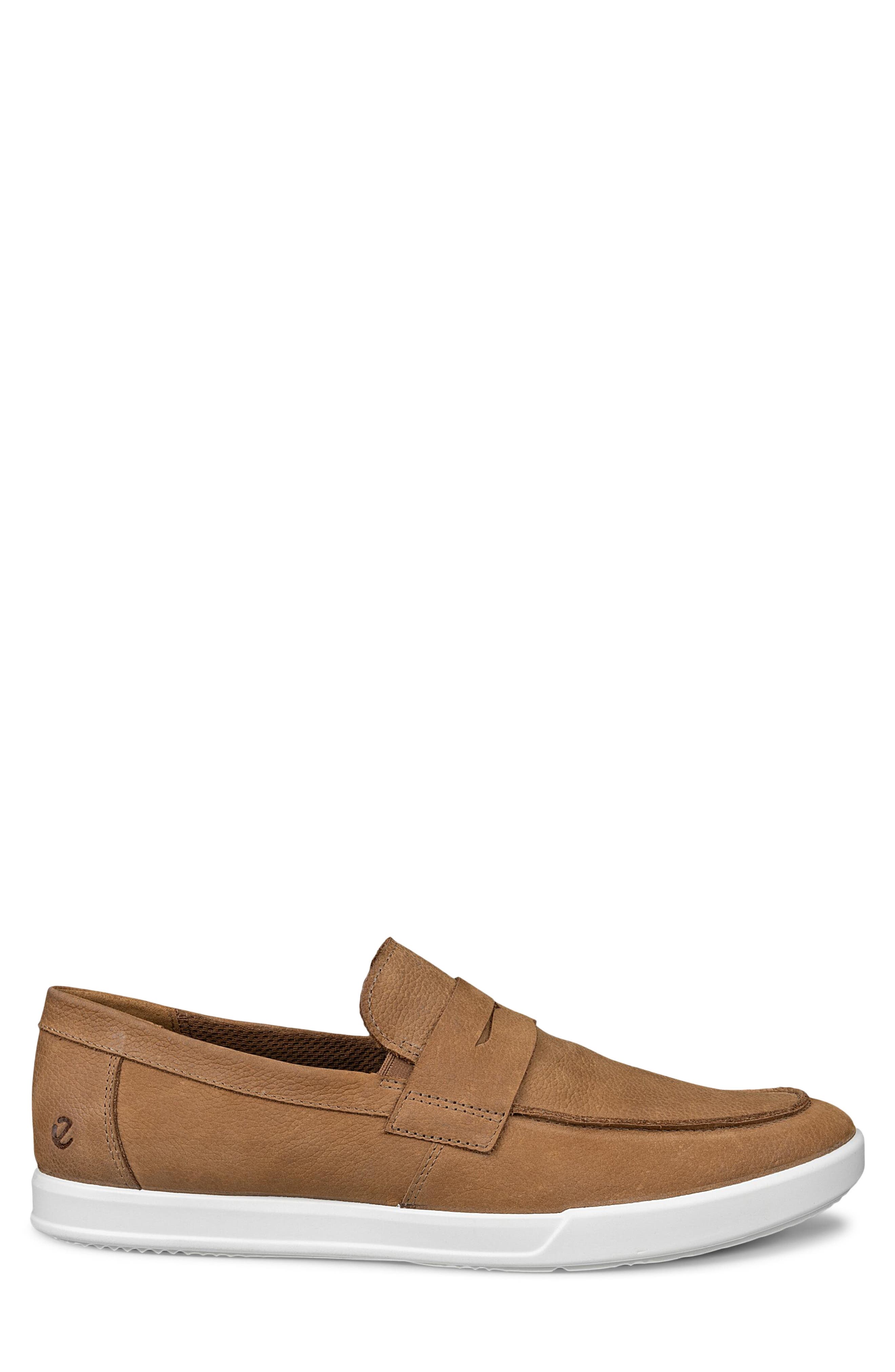 Travel Penny Loafer, Alternate, color, CAMEL