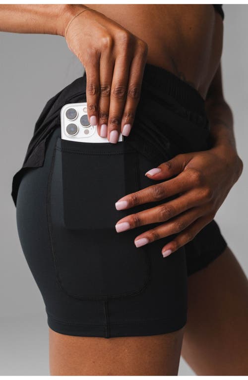 Vitality Surface Run Short In Black