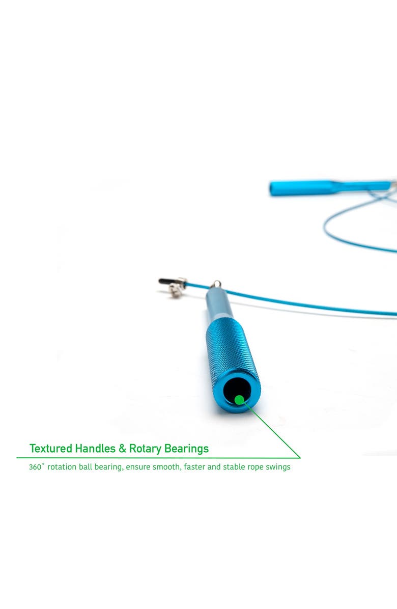 MIND READER Adjustable Rapid Speed Jumping Rope, Alternate, color, 