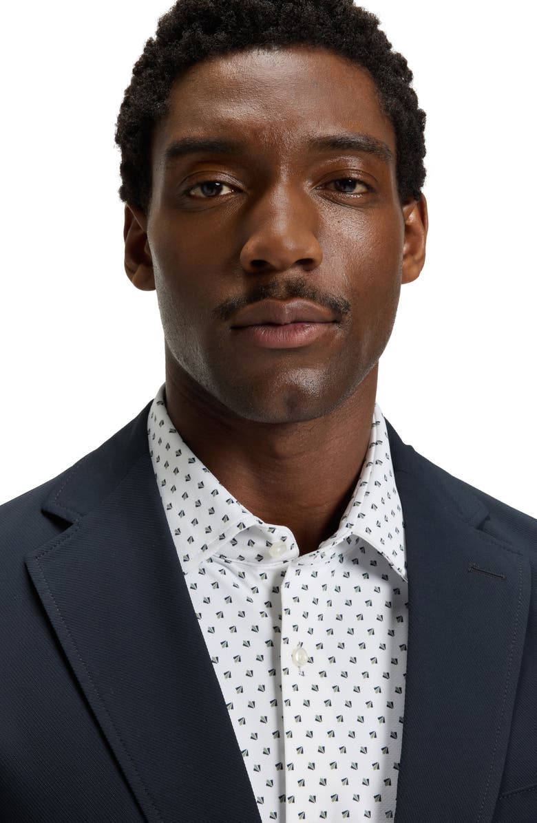 BOSS Hanry Slim Fit Stretch Twill Sport Coat, Alternate, color, Dark Blue