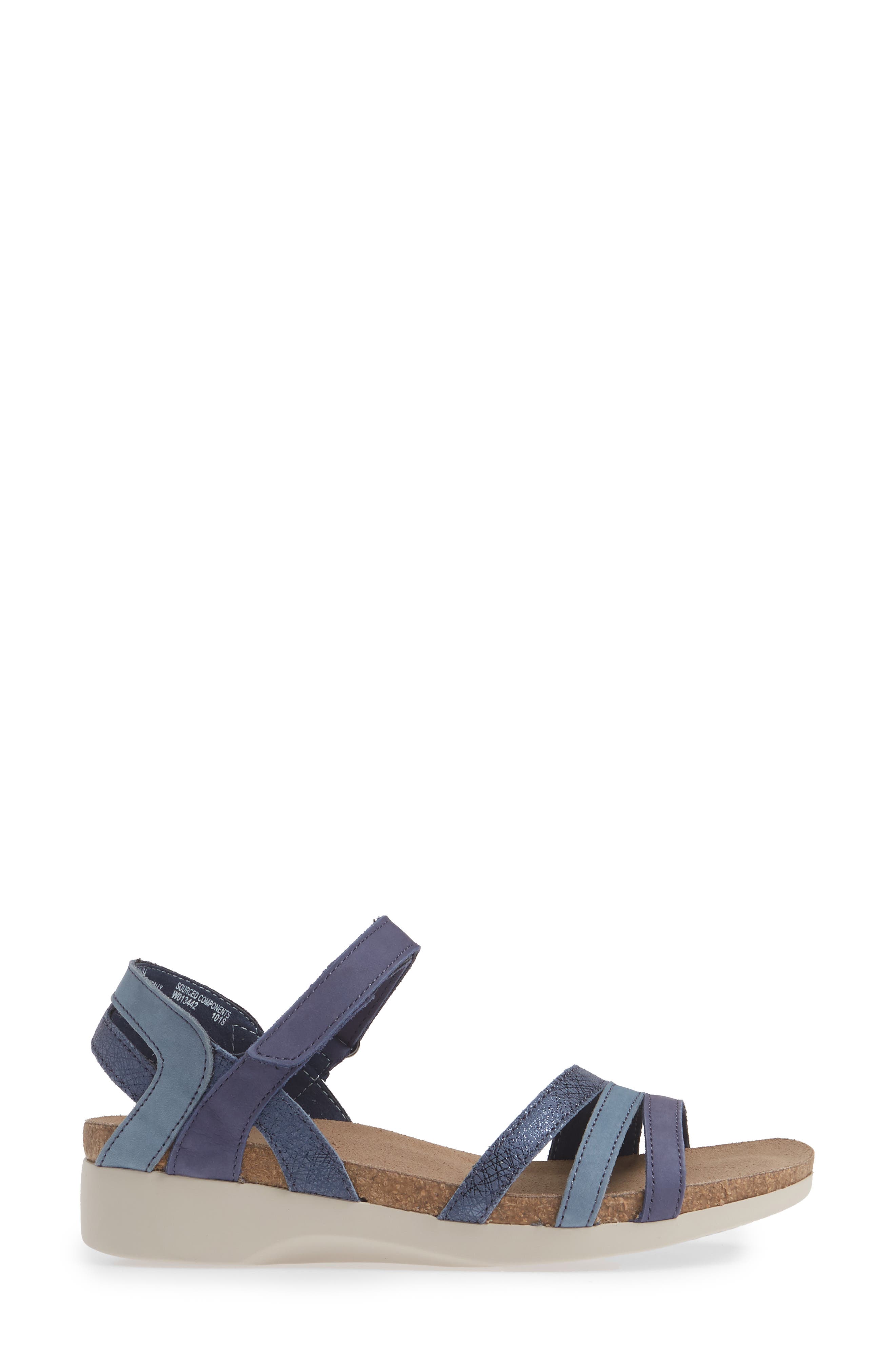 Summer Sandal, Alternate, color, BLUE COMBO