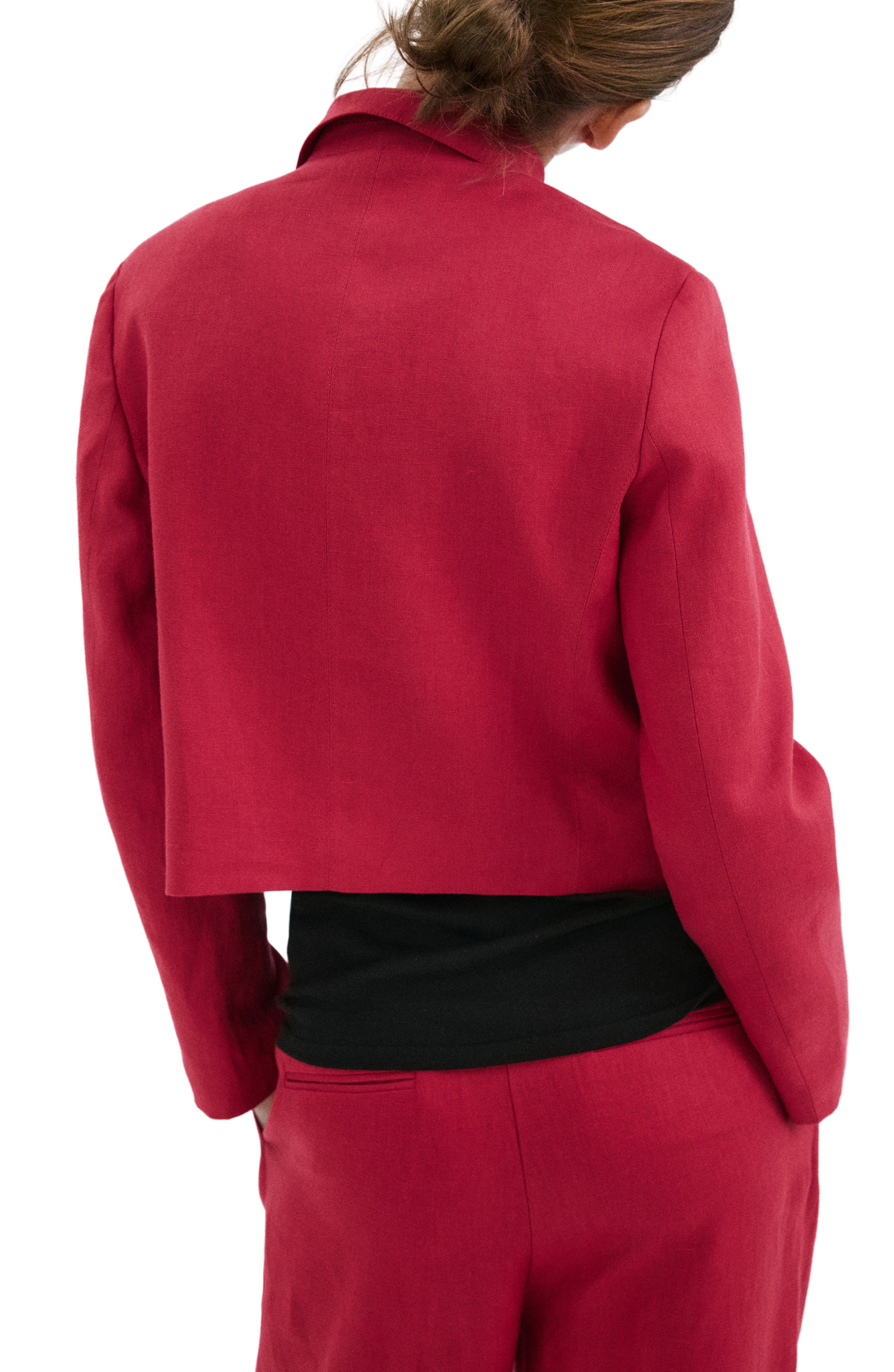 Double Breasted Linen Jacket - image 4