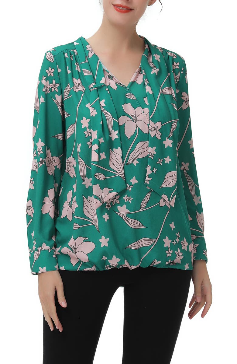 Kimi and Kai Grace Maternity/Nursing Top, Main, color, 