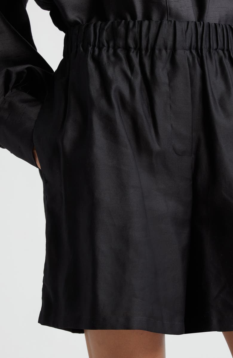 Max Mara Piadena Cotton Sateen Shorts, Alternate, color, 