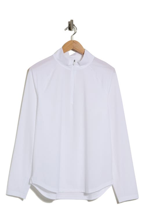 G/fore Italian Tech Quarter Zip Pullover In Snow