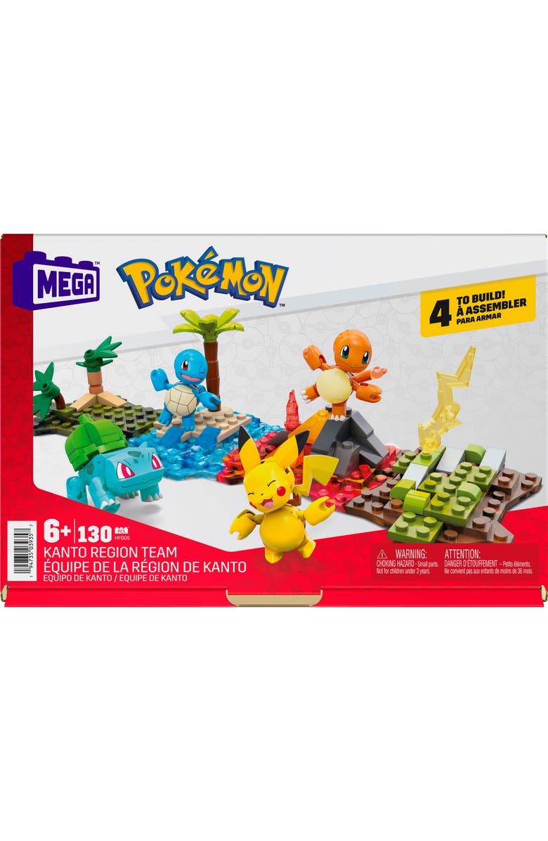 MEGA Pokémon<sup>™</sup> Kanto Region Team Block Set, Alternate, color, 