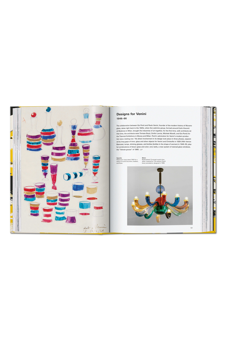 Gio Ponti 45th ed Book, Alternate, color, Mustard Yellow