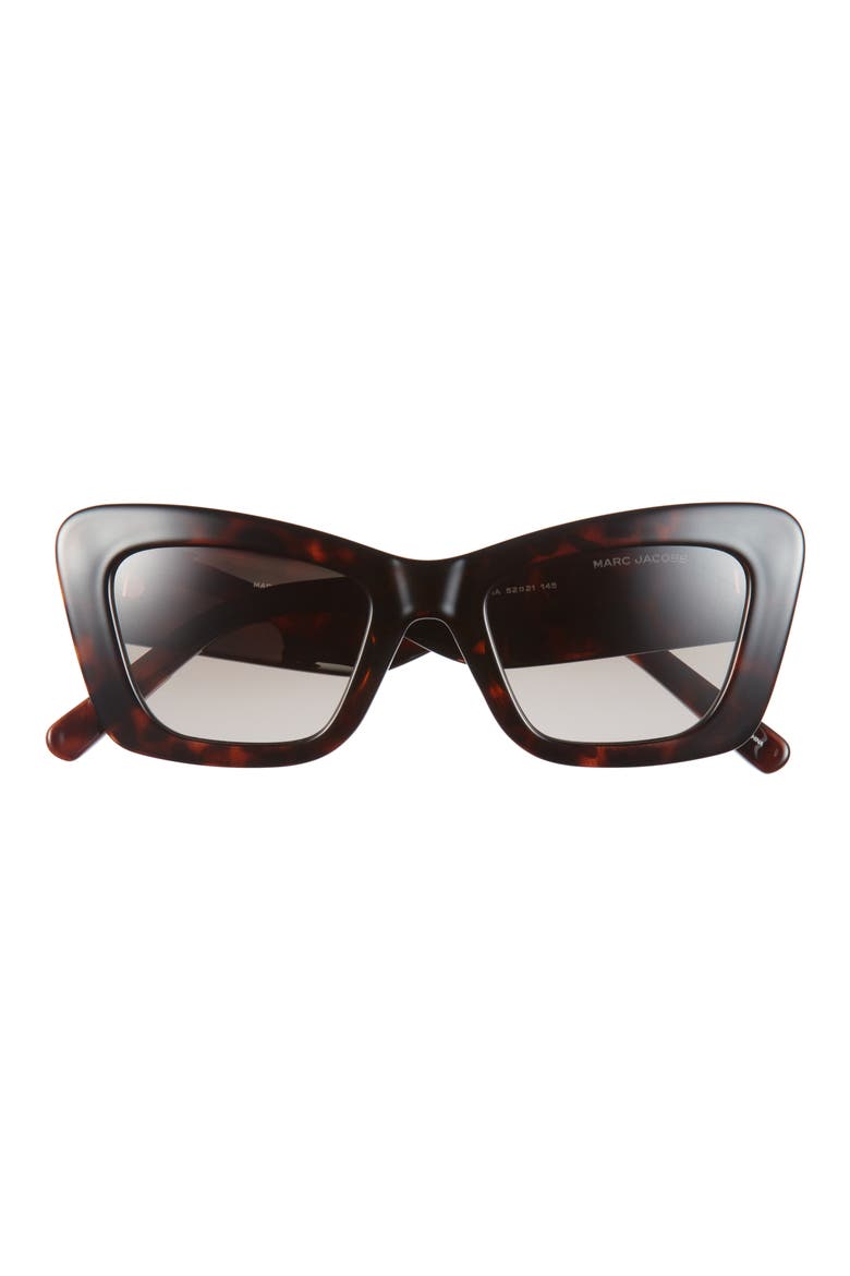 52mm Cat Eye Sunglasses, Main, color, 0086-HA