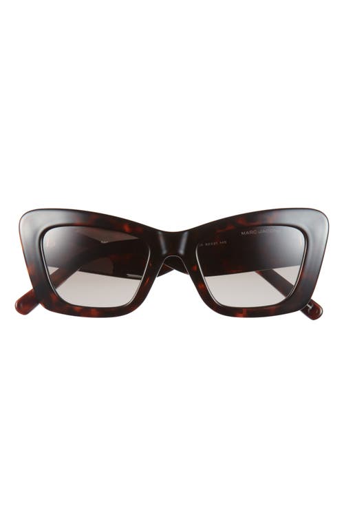 Marc Jacobs 52mm Cat Eye Sunglasses In Brown