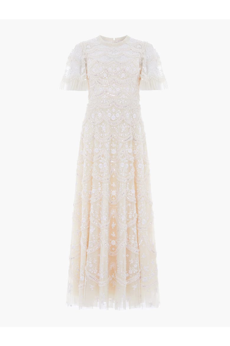 Lily Bloom Embroidered Dress, Alternate, color, Cream