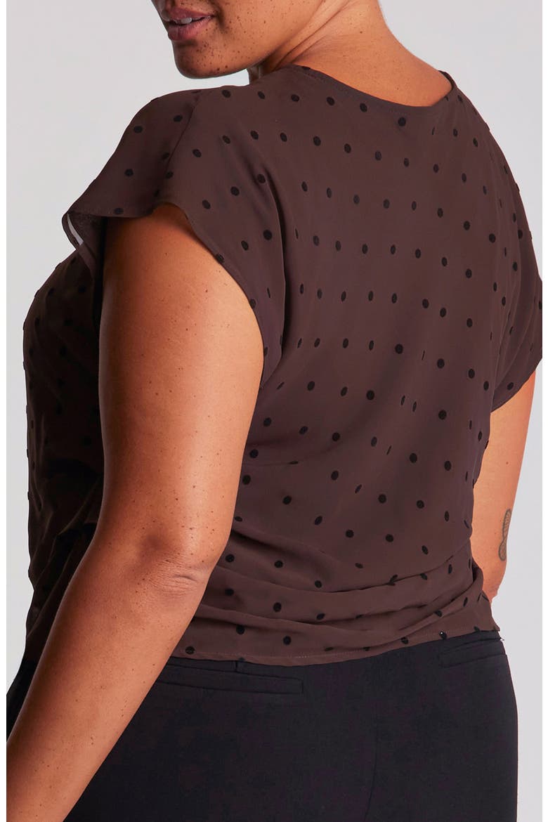 Sable Polka Dot Top, Alternate, color, COCO POLKA