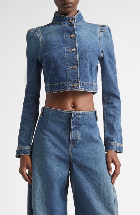 Crop Denim Jacket