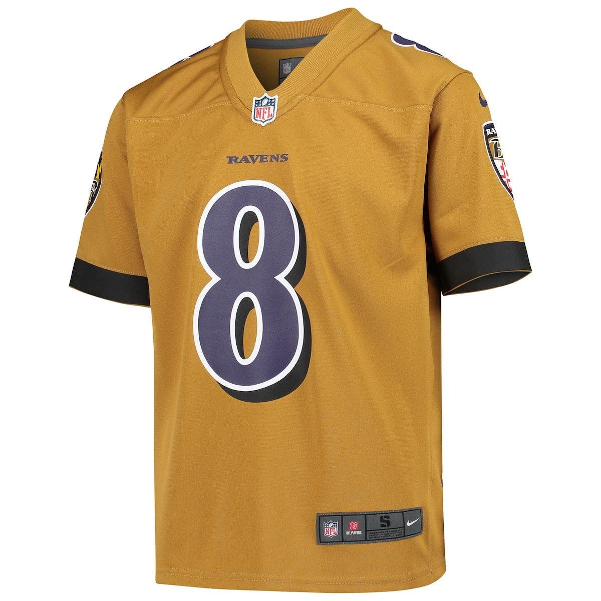 lamar jackson jersey purple and gold