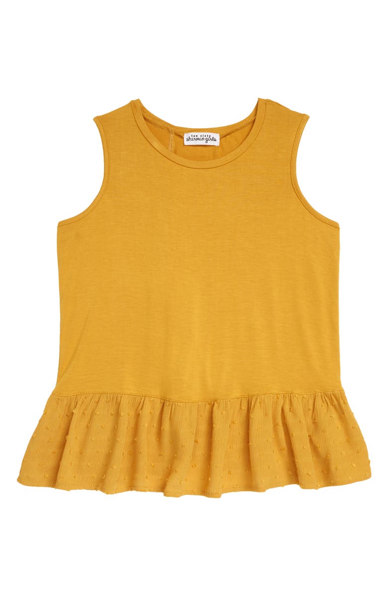Ten Sixty Sherman Kids' Ruffle Tank, Main, color,